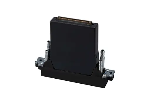 サムネイル：2色のインク吐出に対応するインクジェットヘッドの新製品「KM1800iSHK-DC」を発売